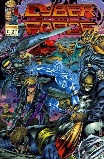 Cyber force comic books issue 2a