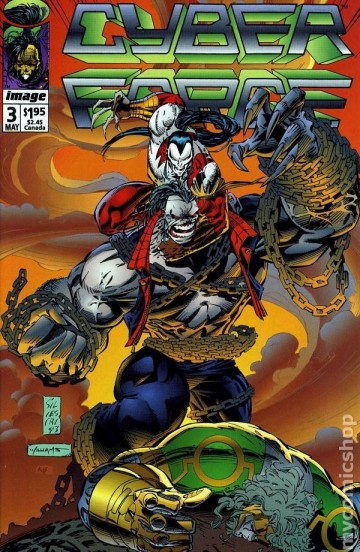 Cyber force comic books issue 3a