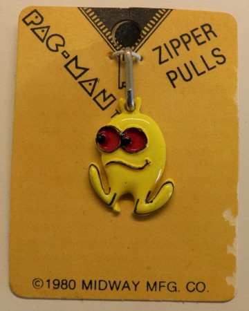 Pac man zipper pulls 2