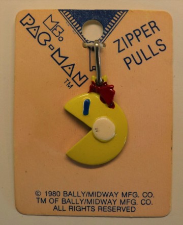 Pac man zipper pulls 3