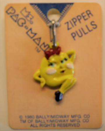 Pac man zipper pulls 5